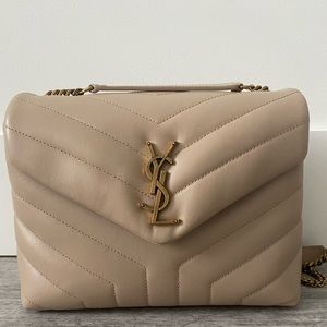 YSL medium beige bag